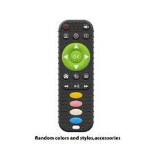 Baby's Remote Control Teether (Red/Blue/Black) -Fun Chew Toy For Youngsters -Silicone Anti-Hand-Biting Chew Toy, Perfect Christmas &Halloween & New Year & Birthday & Children's Day & Easter& Holiday Gift - Multicolor - View 15