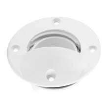 Universal Boat Deck Drain Valve - Replacement White Nylon Screw Plug For Yacht And Boat Transom Drain Outlet