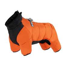 Pet Dog Raincoat, Windproof And Leash Attachable Dog Jacket