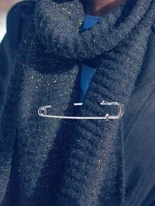 5-30pcs Large Size Garment Safety Pins, Heavy Duty Quilting Pins, Gold/Silver Decorative Pins, Suitable For Canvas, Wool Clothing Crafts And DIY Jewelry Crafts - Multicolor - View 5