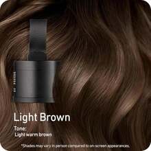 Hairline Shadow Polvo Para Rayitas, Polvo para Retocar Raíces, Corrector Para Las Raíces Del Cabello, Para Cubrir Las Sombras Para El Cabello, Uso Para Rellenar El Debilitado (Negro) - Marrón claro-Talla única - Ver 2