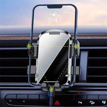 Universal Car Air Vent Phone Holder - Stable Non-Shaking Navigation Bracket - A - View 5