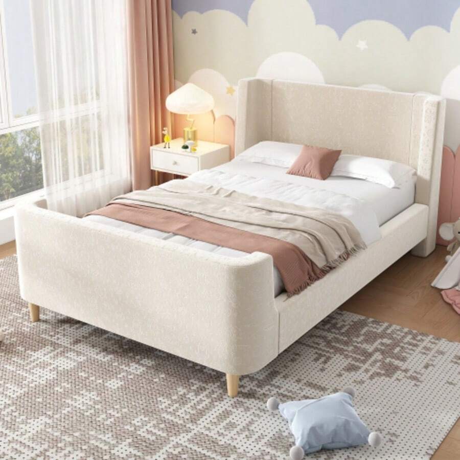Bed Frames - Beige - View 1