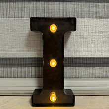 1 buah Lampu Dekoratif Huruf & Angka Hitam & Emas, Cocok untuk Acara Keluarga, Ulang Tahun, Lamaran, Pernikahan, Penggunaan Dalam/Luar Ruangan, Untuk Dewasa & Anak-anak, Desain Huruf Kreatif [Baterai Tidak Termasuk] - Lampu huruf - View 23