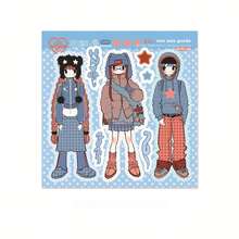 1张 Domi 贴纸 - INS 贴纸礼品 - 2026 新品 - 时尚女孩手账贴纸 - 手机 DIY 装饰材料 - 水杯行李箱滑板贴纸 - 史迪奇玩具旅行玩具教室减压玩具迷你小玩意洗澡玩具圣诞文具减压球生日礼物 - 圣诞礼物 - 平安夜礼物 - 完美礼物 - 礼物 - 玩具 - 游戏 - 彩色 - 查看 7
