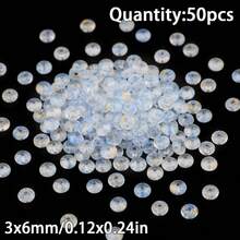 3x6毫米玻璃米珠，闪亮锁扣算盘珠，玻璃隔珠，珠宝制作DIY工艺品材料 - DIY - 查看 16