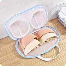 High-Quality Bra Washing Bag - Zippered Mesh Protector For Delicate Items And Sportswear | Design That Resists Deformation For Gentle Machine Washing 3-In-1 Delicate Laundry Bag: Airy Mesh + Snag-Free Zipper, Essential For Swimwear And - Blue/1pcs - View 4
