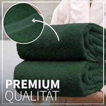 NatureMark 2 Pack Shower Towels Premium Quality 70 X 140 Cm Shower Towel Double Pack, 70 X 140 CM - Dark Green - View 11