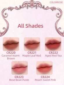 COLORROSE 轻盈哑光唇膏，奶油质地，柔雾妆效，轻盈不粘腻，显色度高，蕴含保湿乳霜配方，是日常妆容的理想之选。 - CR220 - 查看 7