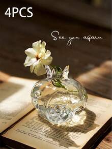 1件迷你石榴水培花卉摆件手工花艺套装创意ins风小饰品 - 無色 - 查看 10