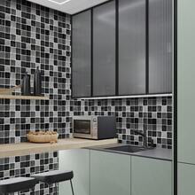 1/100 miếng dán gạch mosaic 3D PVC, giấy dán tường mosaic tự dính, chống ẩm, chống dầu, dễ lau chùi, thích hợp trang trí phòng khách, phòng ngủ, nhà bếp, phòng tắm, văn phòng, dùng để trang trí nhà cửa, làm mới không gian sống, làm quà tặng trang trí nhà cửa, quà sinh nhật, quà tốt nghiệp. - Nhiều màu - Xem 8