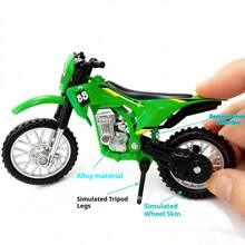 1:18 Scale Diecast Alloy Motorcycle Model, Suitable For Motorcycle Enthusiasts Collection And Gifts, Desktop Decor, Birthday/Christmas/Easter/New Year Gifts - Blue - View 10