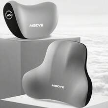 1pc Car Headrest Neck Pillow, Comfortable Business Memory Foam Pillow, Universal For All Seasons - 1pc - View 8