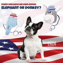 毛绒发声小狗玩偶，柔软毛绒宠物玩偶，卡通动物造型小狗玩偶，经久耐用，耐啃咬，可供自娱自乐，有助于缓解无聊 - 彩色 - 查看 4