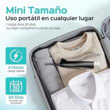 COSLUS irrigador bucal profesional: pulsos de alta frecuencia water flosser con 4 modos, ideal para ortodoncia, brackets y encías sensibles, portátil recargable para viajes rutina familiar C20 blanco - Negro intenso - Ver 6