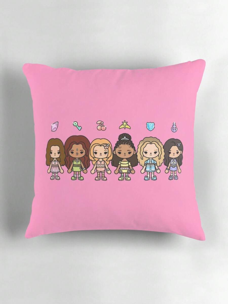 KATSEYE Inspired Pillowcase - Global Pop Sensation Girl Group Theme Bedding - trắng - Xem 1