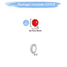 31pcs/73pcs/139pcs Red Balloons Decoration Set, Includes 5inch, 10inch, 12inch, 18inch Balloons, Suitable For Valentine's Day Party, Birthday Party, Wedding Party