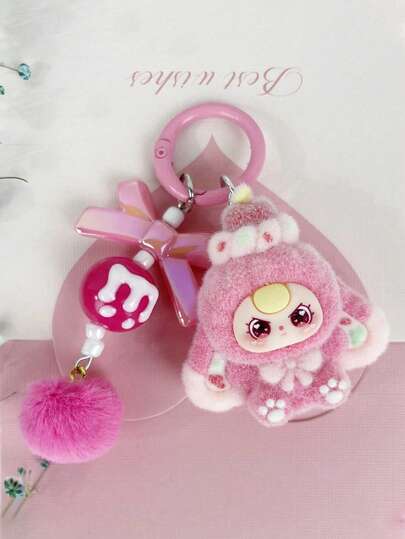 Stylish And Cute Keychains, Mini Cartoon 3D Decorative Pendants, Party Favors, Birthday Gift Toys, Ornaments, Surprise Gifts For Phone Or Bag Decoration, Cartoon Backpack Charms, Car Keychain Accessories, Bag Charms, Bridal Party Keychains, Gifts For Graduation Ceremonies, Valentine's Day, Mother's Day, Christmas, Halloween, And Thanksgiving.