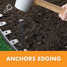 Dimex EasyFlex Plastic 24 Count Spiral Nylon Landscape Anchoring Spikes 8-Inch 1989N-24C - 24 unidades - Ver 3