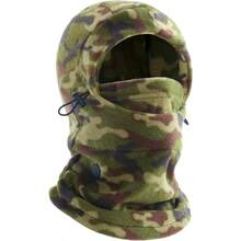 Balaclava Ski Mask - Winter Face Mask Cover for Extreme Cold Weather - Heavyweight Fleece Hood Snow Gear for Men and Women - Verde - Ver 1