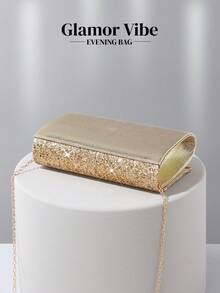 Bolsa leve, casual de negócios com decoração de strass, mini bolsa com cordão, bolsa transparente, moderna, bolsa de pérolas falsas, bolsa de noite, bolsa de jantar glamourosa, elegante, requintada, silenciosa, luxuosa, strass para festeira, mulher, noiva, perfeita para festa, jantar/banquete, vestido de festa de Natal, combina perfeitamente com roupa de ano novo, combina perfeitamente com vestidos de festa para mulheres - Ouro - Ver 8