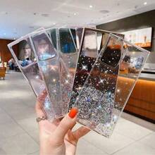 闪亮手机壳，兼容三星 Galaxy A17、A07、A14、A15、A16 5G、A26、A36、A56、A55、A35、A25、A05S，硅胶软壳全包，也适用于 S25、S24、S23、S22、S21、S20、S25 FE、S24 Plus、S22 Ultra，后盖设计，男女皆宜。 - 綠色 - 查看 7