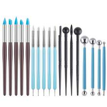 18/10pcs Silicone Clay Sculpting Tools, Silicone Painting Brush Set, Clay Modeling Tools, Suitable For Nail Art, Dotting, Shaping, Model Making, Applicable To Air-Dry Clay, Pottery, Ceramics, Polymer Clay, Crafts - Multicolor - View 14