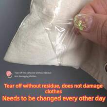 1 Roll 5m X 5cm/10cm Transparent Waterproof Tape, Waterproof Transparent Thin Film Dressing Bandage, Waterproof Bandage, Suitable For Tattoo, Swimming, Down Jacket Collar, Cuffs, Lining To Prevent Dirt, Makeup Stains - Multicolor - View 6