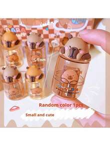 1/3/5pcs Set Cute Capybara Dual-Hole Pencil Sharpener, Manual Pencil Sharpener, Capybara Design, Random Color, Creative Flip-Top Pencil Sharpener, Cartoon Handheld Pencil Sharpener, Suitable For School And Office Use, For Pencils And Makeup Brushes, Student Portable Pencil Sharpener, Desktop Decor Portable Sharpener, Student Stationery Reward, Ideal Gift, School Supplies - Multicolor - View 8