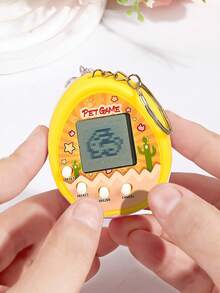 1个迷你手持虚拟电子宠物，黑白屏幕钥匙扣，虚拟宠物游戏机钥匙扣，小饰品，包包挂饰，汽车钥匙扣，钥匙链挂绳，钥匙圈，钥匙扣配件，钥匙扣，情侣钥匙扣，送给女性的礼物，送给男友的礼物，生日礼物，送给朋友的礼物，节日礼物，活动纪念品，派对小礼品 - 彩色 - 查看 13