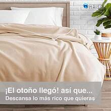 My Home Cobertor Polar Fleece (1 Pieza), Calidad Hotelera, Suave, Color Beige, Lavado Fácil ()(Individual) - Multicolor - Ver 8