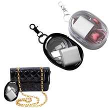 حقيبة تخزين شاحن محمول مقاوم للماء، جراب شفاف صلب صغير مزود بسحاب، منظم كابلات الشحن، ملحق سفر موفر للمساحة - متعدد الألوان - مشاهدة 2