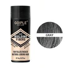 Goiple Professional Hair Building Fibers & Styling Kit,3-In-1 Formula For Instantly Fuller, Thicker Hair & Beard – Natural - Looking Hair Loss Concealer, Pump Applicator Tools –For Thinning Hair, Bald Spots, Hairline Enhancement & Quick Volumizing Styling - 灰色 1pc/0.97oz - 查看 9