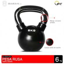 OP-Roker PRACC-1906 Pesa Rusa /Cromo 6 Kg - Cromo negro - Ver 2