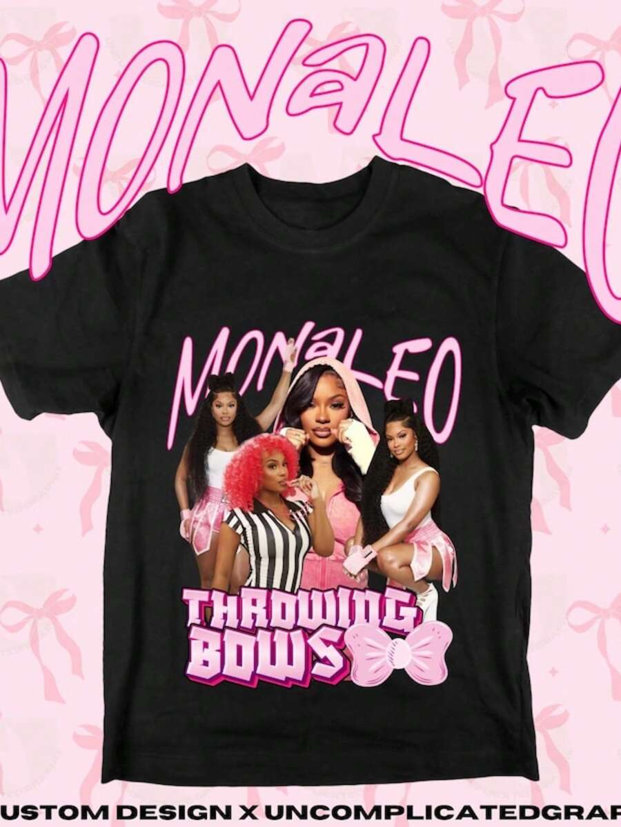 Monaleo Concert Tee, Monaleo Vintage Tee, Monaleo Throwing Bows, Throwing Bows Monaleo Tshirt, Monal - Black - View 1