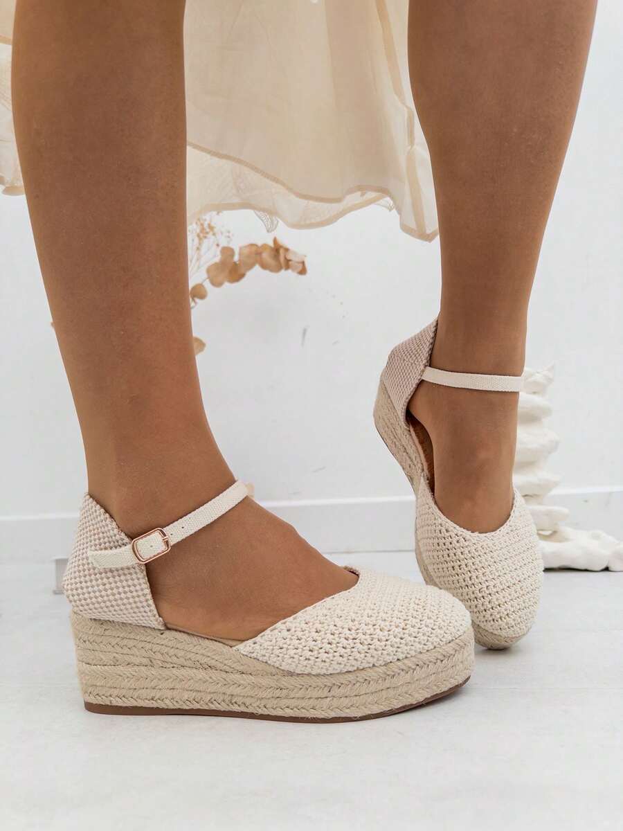 Women Platforms & Wedge Sandals - Beige - View 1