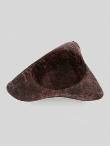 1pc Unisex Brown Leather Sailor Pirate Hat, Fashion Captain Hat For Party, Performance, Costume, Masquerade