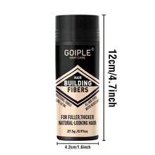 Goiple Professional Hair Building Fibers & Styling Kit,3-In-1 Formula For Instantly Fuller, Thicker Hair & Beard – Natural - Looking Hair Loss Concealer, Pump Applicator Tools –For Thinning Hair, Bald Spots, Hairline Enhancement & Quick Volumizing Styling - 深棕 1pc/0.97oz - 查看 8