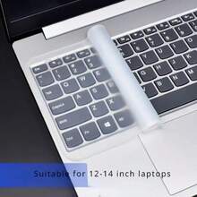 1 pieza 31 * 13,1 cm / 12,2 * 5,16 pulgadas Cubierta de teclado de portátil de silicona, protector de teclado impermeable y a prueba de polvo, funda protectora de dibujos animados universal - Multicolor - Ver 6