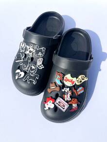 18pcs Western Crocodile Pattern ABS Plastic Charms, Suitable For All Seasons, Spring, Summer, Autumn, Winter, Shoe Decorations, DIY Shoe Accessories, Student Decorations, Nurse Shoes Decorations, Women's Shoes Flowers, Outdoor Party Beach, Suitable As Gifts For Women, Students, Nurses, Children, Holidays, Vacations, Daily Fashion, New Arrivals, All-Season, Shoe Decorations, Shoe Decorations, Women's Shoe Decorations, Valentine's Day Gifts, Back To School Gifts