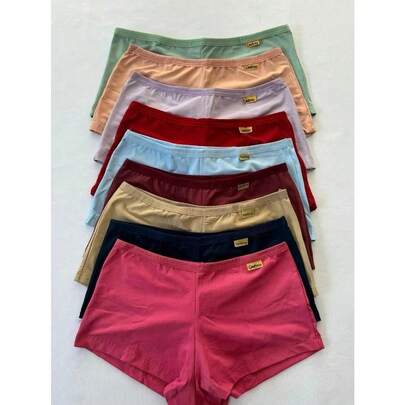 Kit 5 Calcinhas Shortinhos Estilo Cueca Conforto Não Marca na Roupa Ótimo Para Qualquer Ocasião