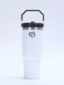 1pc Personalized Water Bottle Custom With Your Name Christmas Tree Decoration Pattern 40oz Double Wall Vacuum 304 Stainless Steel Water Bottle With Straw And Handle, Keep Warm For 12 Hours Or Cold For 24 Hours, ,Christmas Best Gift For Sister, Husband, Wife, Perfect For Outdoor Sports And Camping Christmas Family Party Gifts,Office Decor - Multicolor - View 9