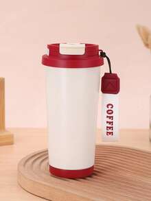 Customized Text LOGO 316 Stainless Steel Inner Coffee Mug Gift , Light Luxury High-End Feeling Girl High Value Double Water Cup, High Value Portable Coffee Mug With Handle Can Be Laser Engraved Logo Car Water Cup, Couple Water Cup.