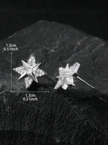 Bộ 2 bông tai hình thánh giá đính đá Zirconia thời trang, bông tai hình ngôi sao bốn cánh và tám cánh tinh tế, thích hợp làm quà tặng Ngày của Cha, quà tặng trong các buổi lễ tôn giáo, quà Giáng sinh, quà Năm mới, quà Ngày Valentine. - Nhiều màu - Xem 19