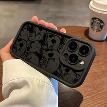 Funda de Teléfono Moderna y Elegante - Funda de Teléfono con Diseño de Calavera Retro Compatible con iPhone 16, 15, 14, 13, 12, 11 Pro Max, Mini, XR, XS, X, 7, 8 Plus, con una Parte Trasera de TPU Suave para Protección contra Caídas. Fundas Protectoras de Diseñador Lindas y Femeninas para Mujeres - 1 pieza - Ver 5