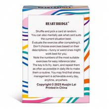 HEART BRIDGE Warmhearted Healing Card Game For Adults | Relaxing Conversation Starter & Stress Relief Deck With 52 Uplifting Cards For Cozy Game Nights & Meaningful Connections | Perfect Halloween, Christmas, Valentine's Or Birthday Gift For Friends & Couples - Multicolor - View 4