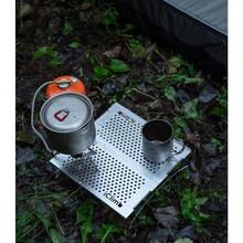 iClimb - Mini mesa plegable individual ultraligera compacta para mochileros camping senderismo playa picnic naturaleza - Mini - Natural - Ver 6