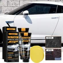 Kit de reparación de rayones de carrocería y neumáticos, elimina óxido, decoloración y rayones, cera de cuidado premium restaura el brillo y elimina las manchas, adecuado para todos los vehículos. - A - Ver 12