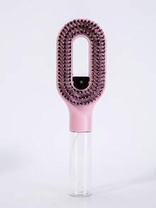 WANMEI 2-In-1 Spray Hair Brush, Transparent White, Mist Spray Brush, Built-In Water Tank, Soft & Flexible Bristles, Dry & Wet Styling Spray Brush, Suitable For Curly, Straight & Wavy Hair, Moisturizing Hair Brush, Curling Brush, Detangling Brush, Women Hair Brush, Hairstyling, Travel, Hair Care Products, Hair Tools, Hair Accessories, Hairstylist, Hair Salon, Hair Styling Equipment - 粉色 - 查看 5