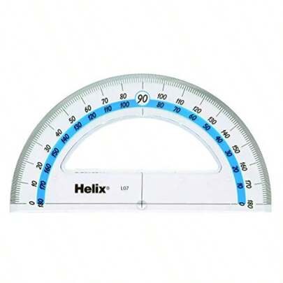 Helix Protractor Transparente 180 Degree
